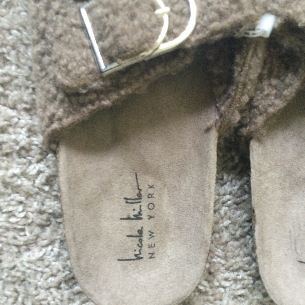 Nicole Miller Betsy Faux Fur Sandals - Picture 2 of 9